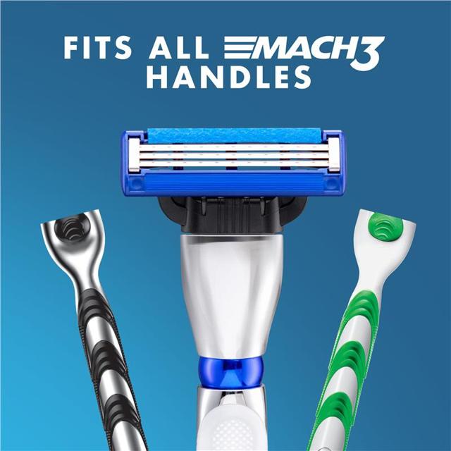 Gillette Mach 3 Turbo 3D Cartridges 8 Pack