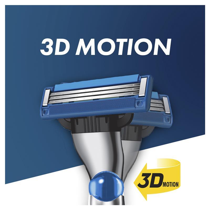 Gillette Mach 3 Turbo 3D Razor 2 Up