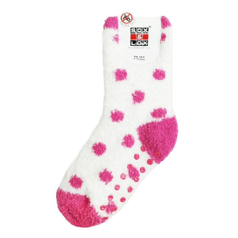 Kids Bed Socks Hot Pink Size Medium