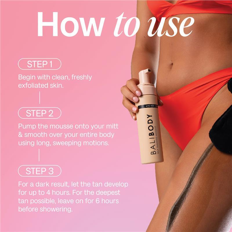 Bali Body Ultra Dark Self Tanning Mousse 200ml