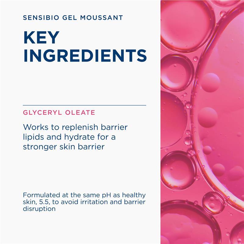 Bioderma Sensibio Gel Moussant Gel Cleanser for Sensitive Skin 200ml