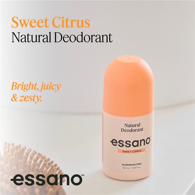 Essano Natural Deodorant Roll On Sweet Citrus 50ml