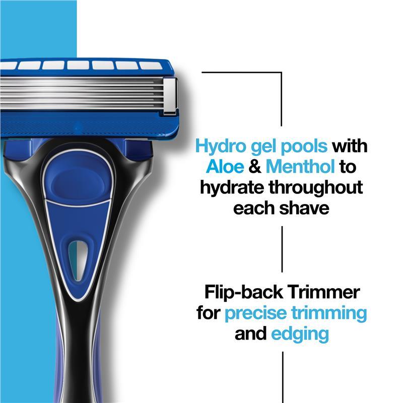 Schick Hydro 5 Mens Refill Razor Blades 6pk