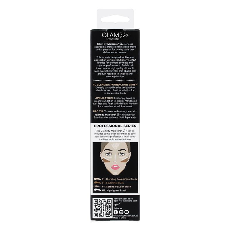Glam By Manicare Pro F1. Blending Foundation Brush
