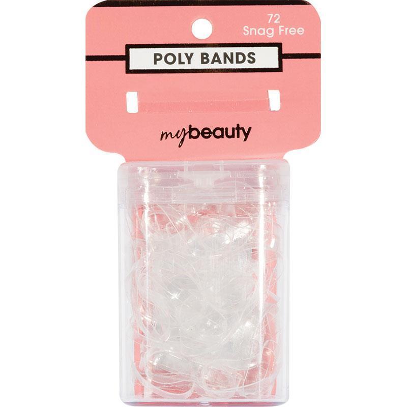 Buy My Beauty Hair Poly Band 72 Pack Clear online at Chemist Warehouse