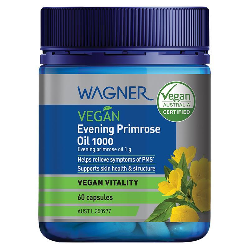 Wagner Vegan Evening Primrose Oil 1000mg  60 Capsules