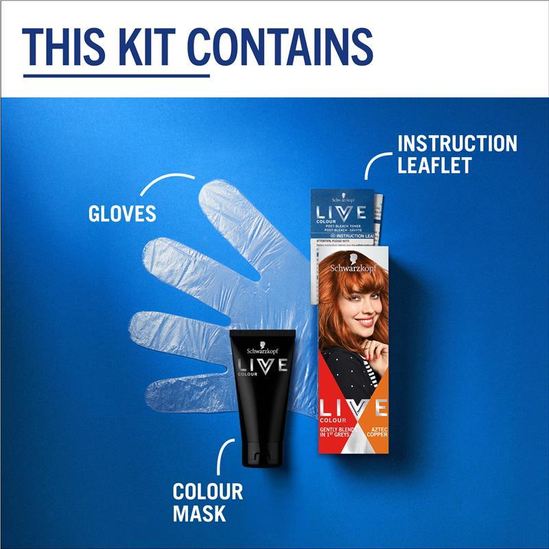 Schwarzkopf LIVE Colour Aztec Copper Semi Permanent 75ml