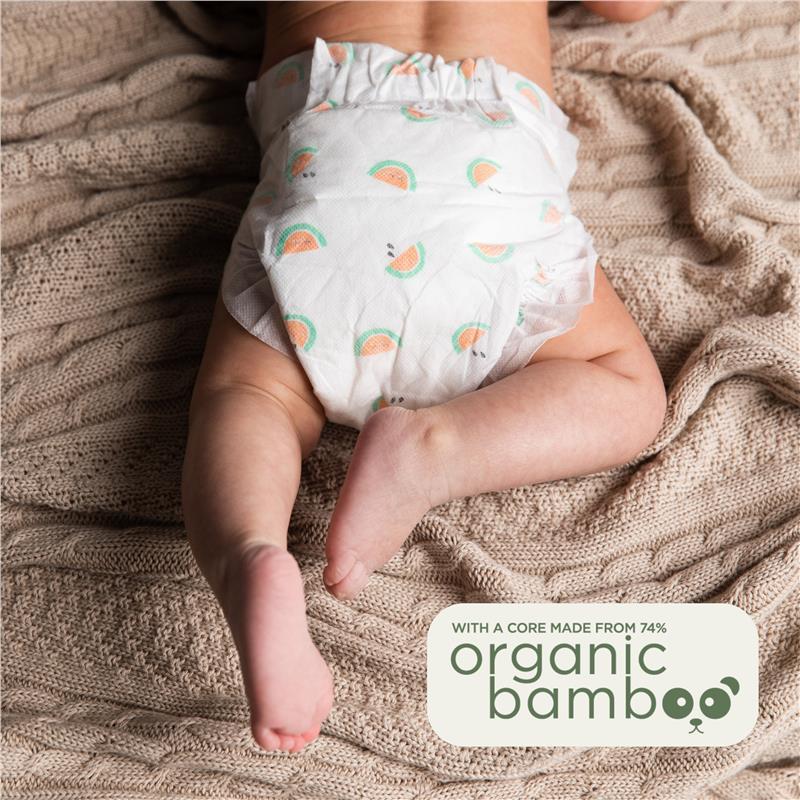 Tooshies Eco Nappies with Organic Bamboo Size 2 Infant 4-8kg, 48 Pack
