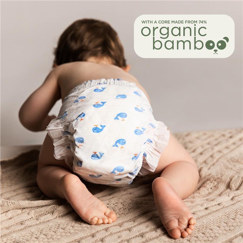 Tooshies Eco Nappies with Organic Bamboo Size 3 Crawler 6-11kg, 44 Pack