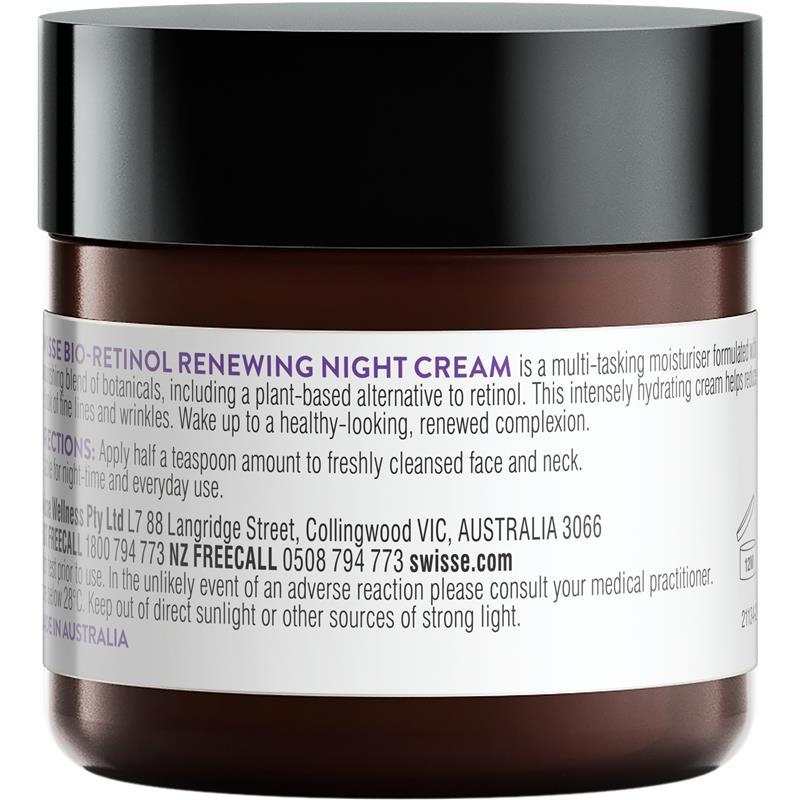 Swisse Skincare Bio Retinol Renewing Night Cream 50g