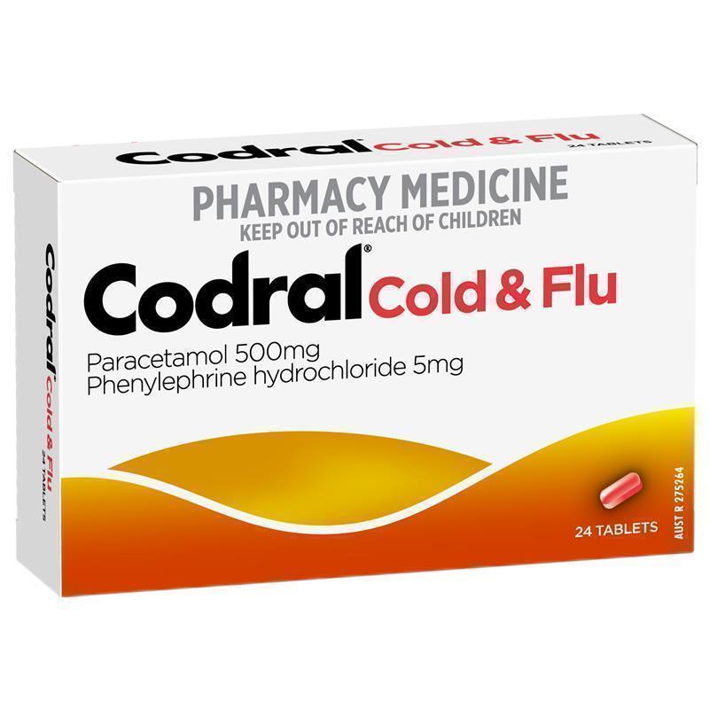 Buy Codral PE Cold and Flu 24 Tablets online at Chemist Warehouse