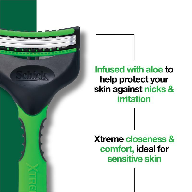 Schick Xtreme 3 Sensitive Mens Disposable Razors 12 Value Pack