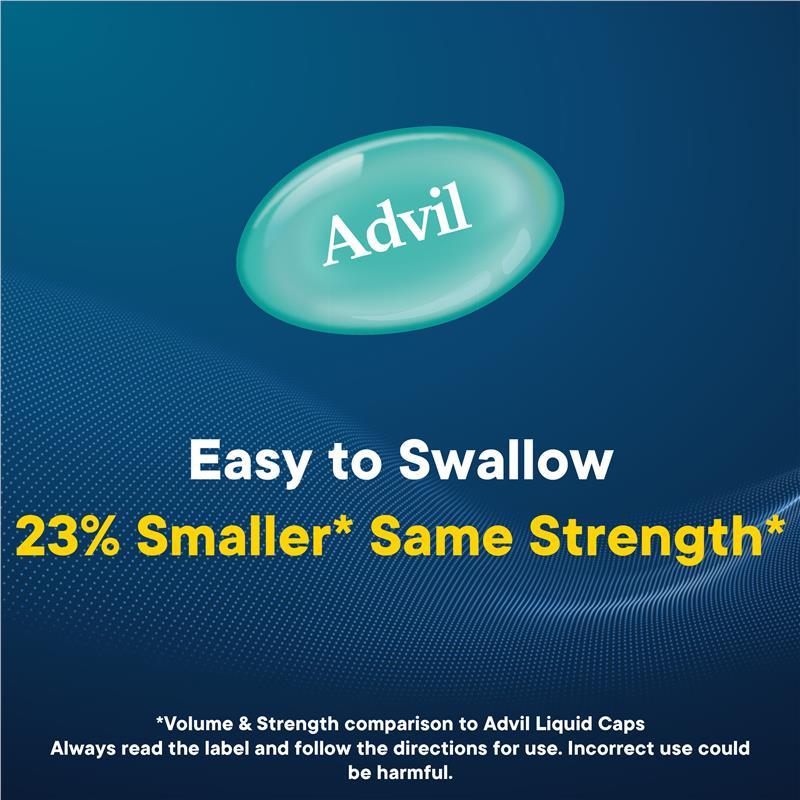 Advil Ibuprofen Pain Relief Liquid Mini 90 Capsules