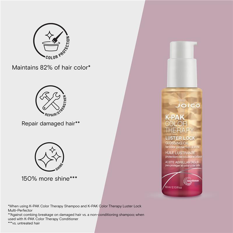 Joico K-PAK Colour Therapy Luster Lock Gloss Oil 63ml