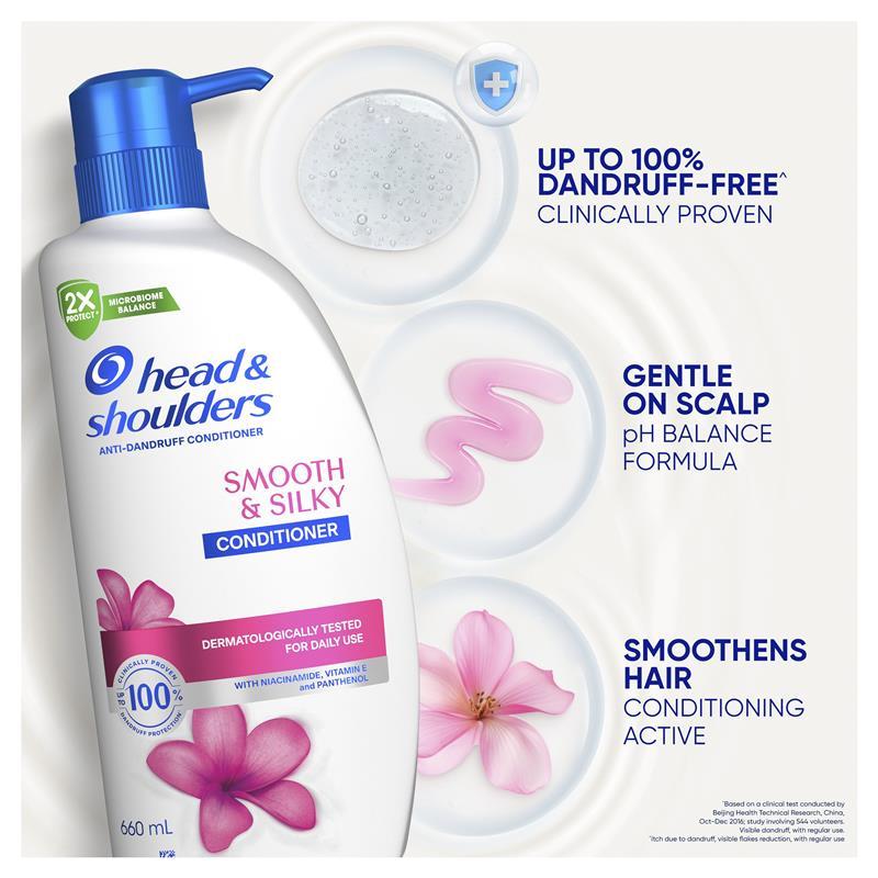 Head & Shoulders Smooth & Silky Conditioner 660ml