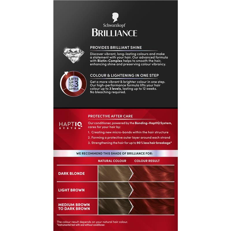 Schwarzkopf Brilliance L43 Smouldering Red New