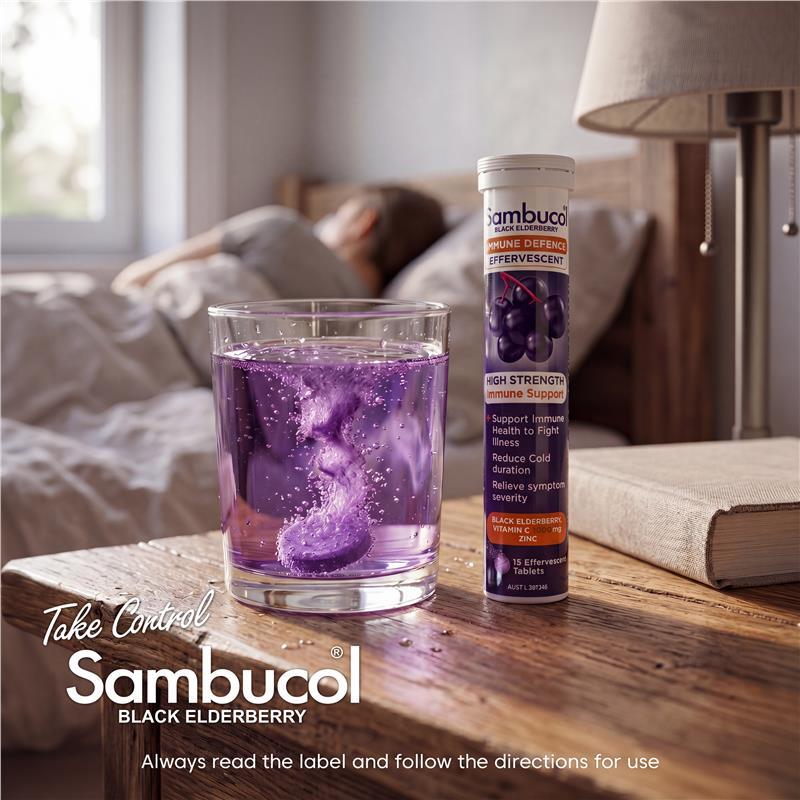 Sambucol HS Immune Defence 15 Effervescent Tablets