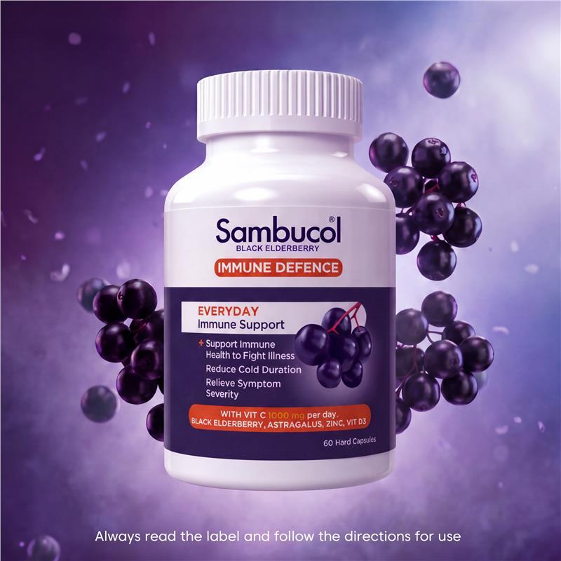 Sambucol Immune Defence Everyday 60 capsules