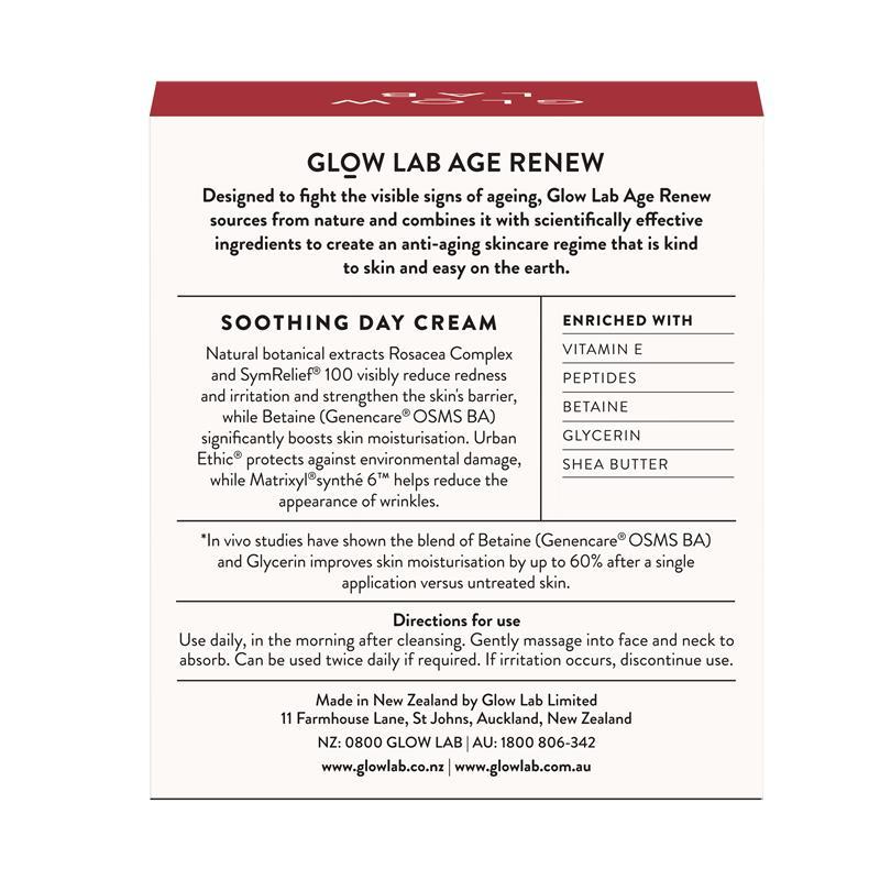 Glow Lab Age Renew Soothing Day Cream 50g