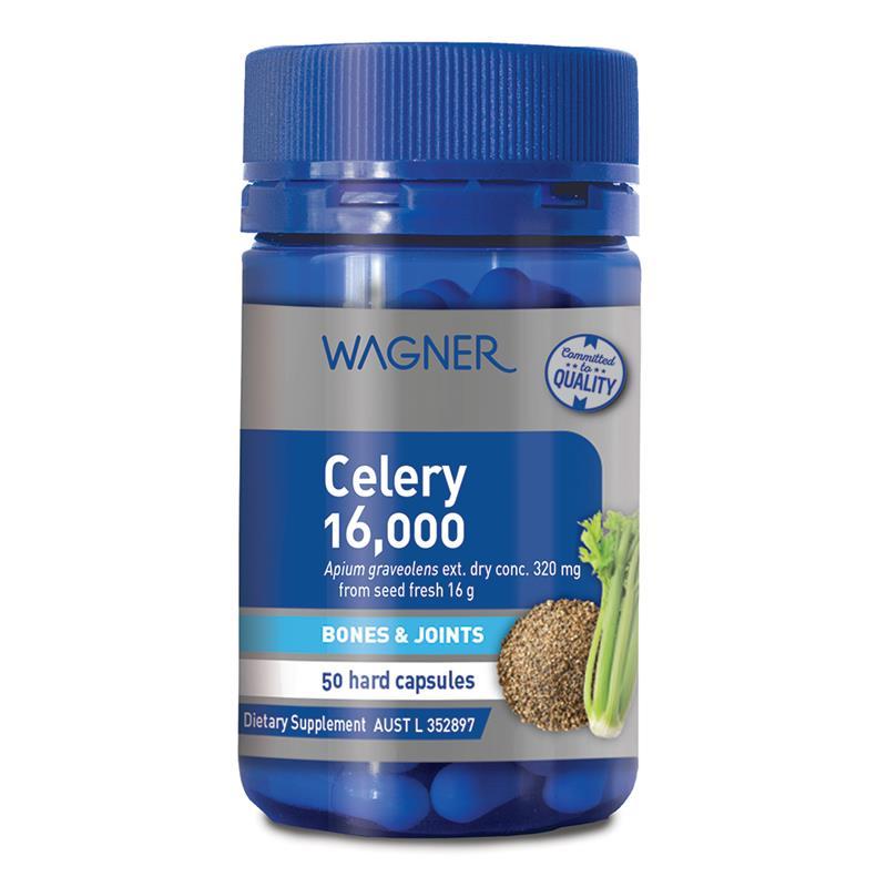 Wagner Celery 16000mg 50 Capsules