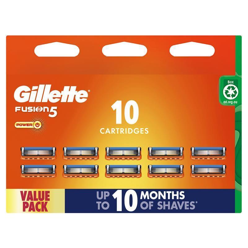 Gillette Fusion Power Razor Blades 10 Pack