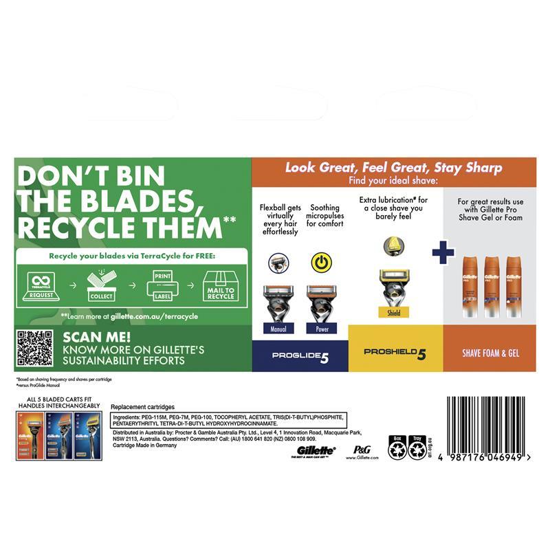 Gillette Fusion Power Razor Blades 10 Pack
