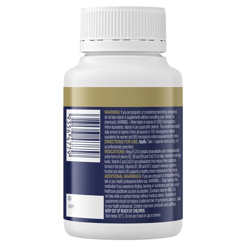Bioceuticals Mega B Q10 60 Capsules