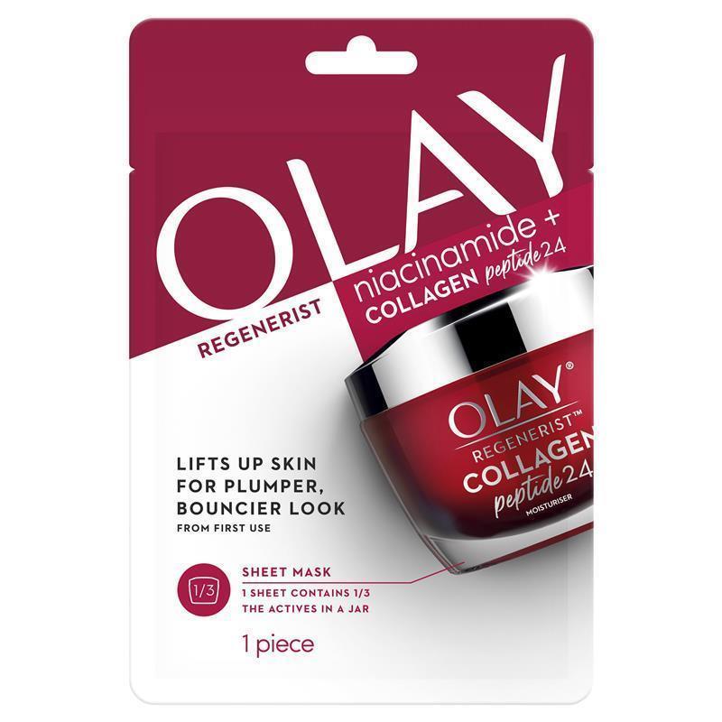 Olay Regenerist Niacinamide + Collagen Peptide24 Sheet Mask