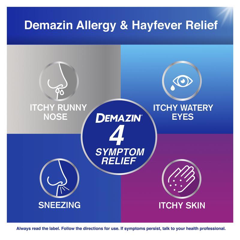 Demazin Allergy + Hayfever Relief Non-Drowsy 80 Tablets