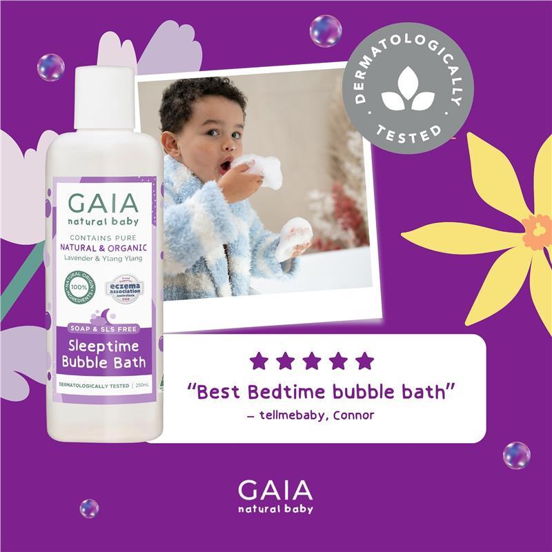 Gaia Natural Baby Bubble Bath Sleeptime 250ml