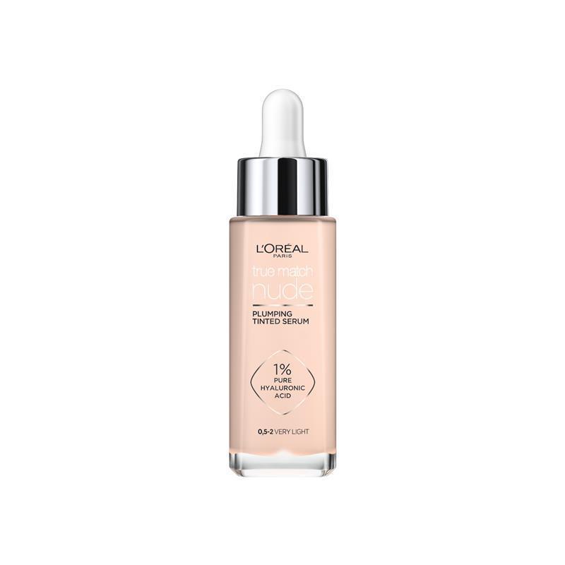 L'Oreal Paris True Match Nude Plumping Tinted Serum 0.5-2 Very Light