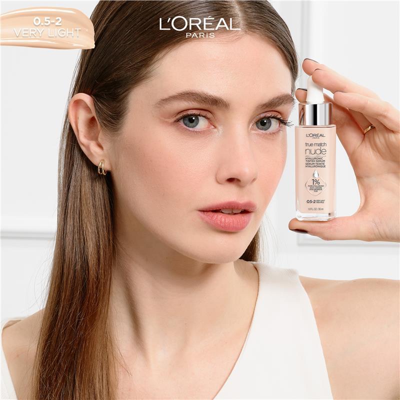 L'Oreal Paris True Match Nude Plumping Tinted Serum 0.5-2 Very Light