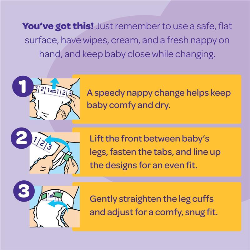 BabyLove Cosifit Nappies Size 4 (9-14kg) 60 Pack