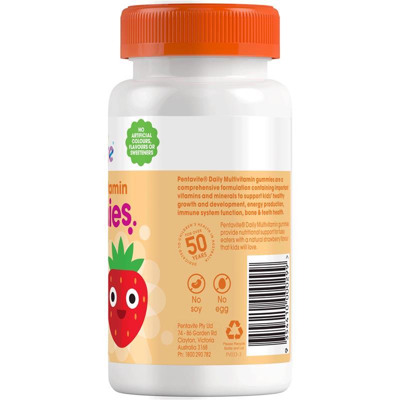 Pentavite Daily Multivitamin Kids Gummies 60 Gummies