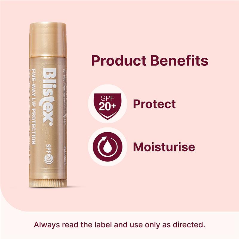 Blistex Five Way Lip Protection SPF20 4.25gm