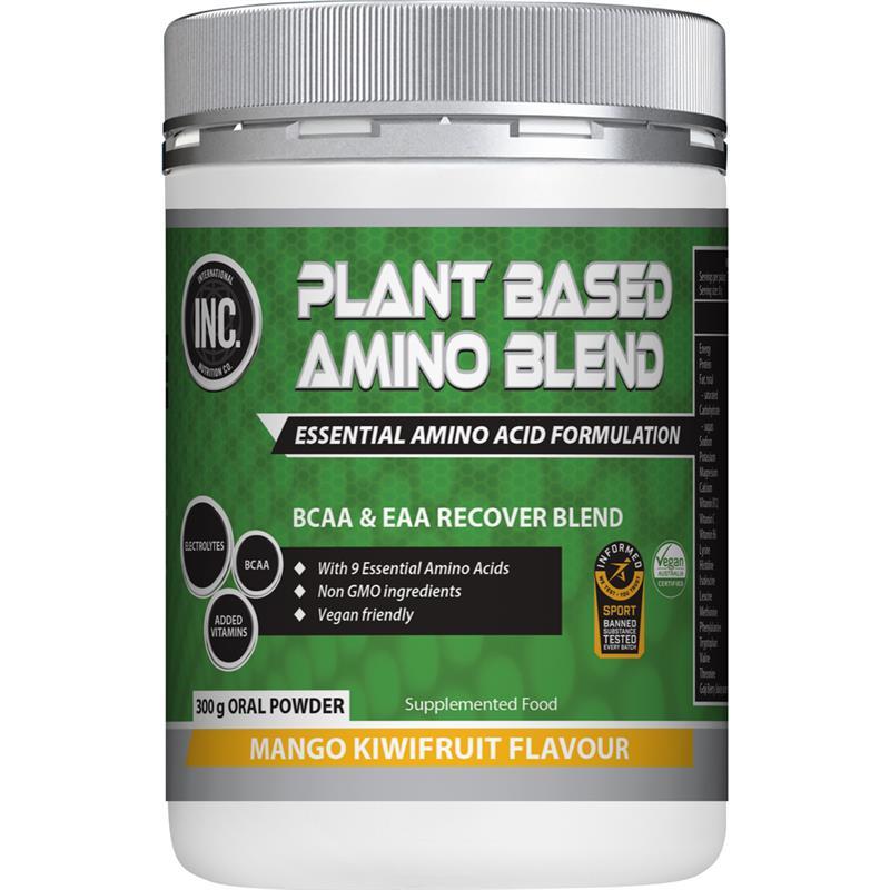 INC. Plant Based Amino Mango Kiwi 300g