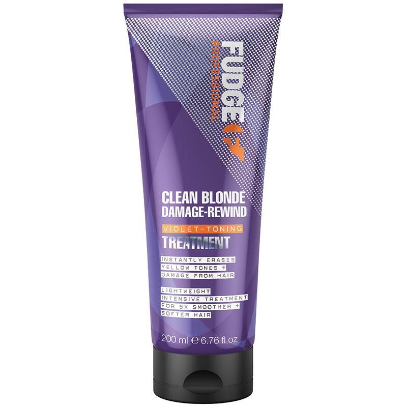 Fudge Professional Clean Blonde Damage Rewind Purple Toning Treatment 200ml