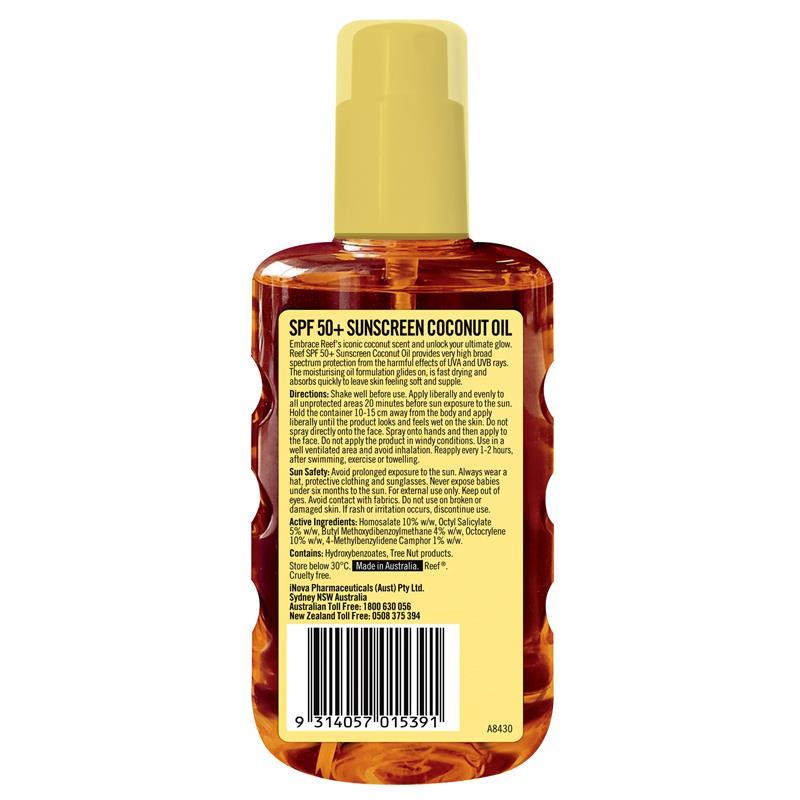 Reef SPF 50 Sunscreen Oil Spray 220ml