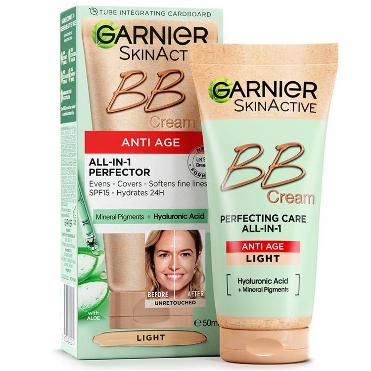 Buy Garnier BB Cream AllInOne Perfector AntiAge Light SPF 15 50mL — free download