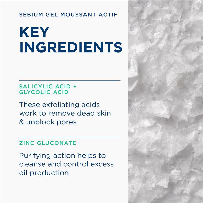 Bioderma Sebium Gel Moussant Actif Exfoliating Cleanser suitable For Acne Prone Skin 200ml