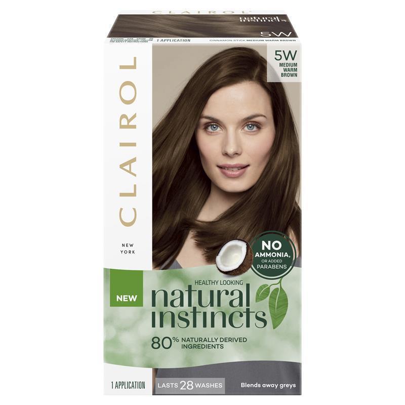 Natural Instincts 5W Medium Warm Brown Semi Permanent Hair Colour