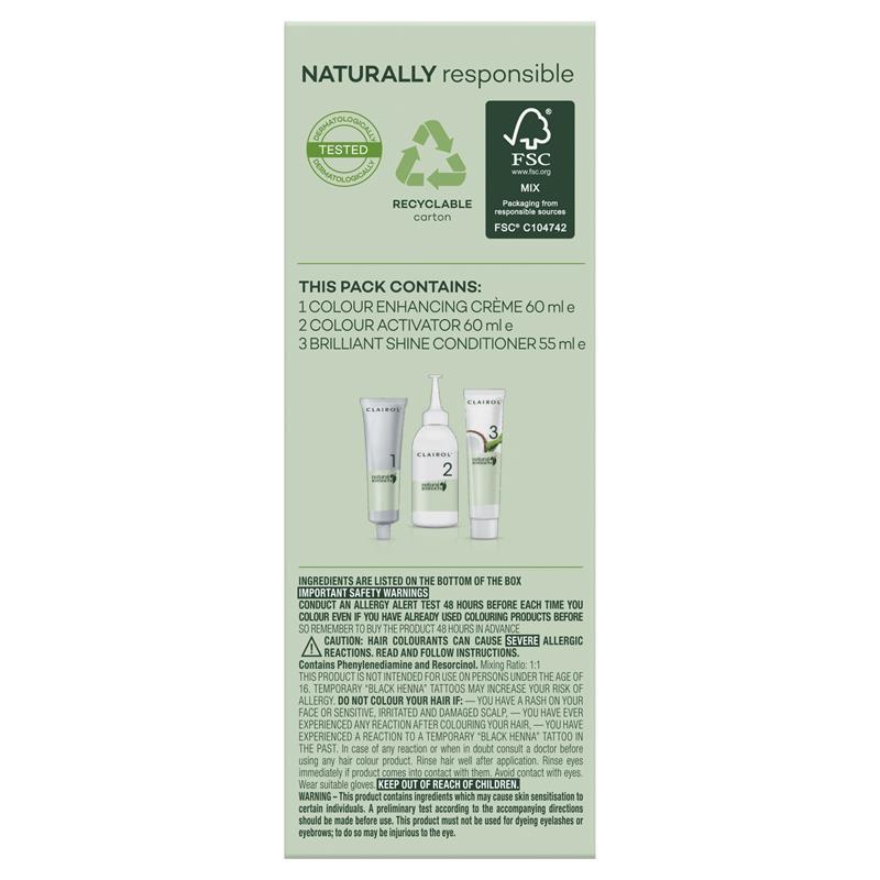 Natural Instincts 5W Medium Warm Brown Semi Permanent Hair Colour