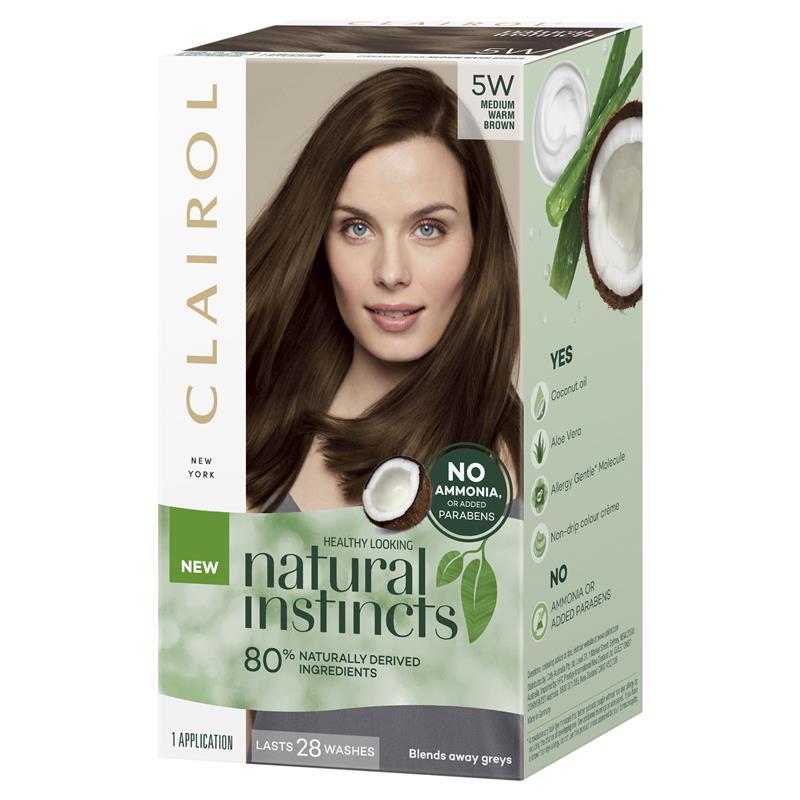 Natural Instincts 5W Medium Warm Brown Semi Permanent Hair Colour