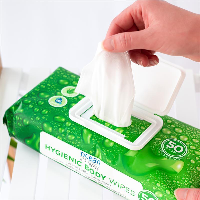 Ocean Healthcare Adult Wipes 50 Pack