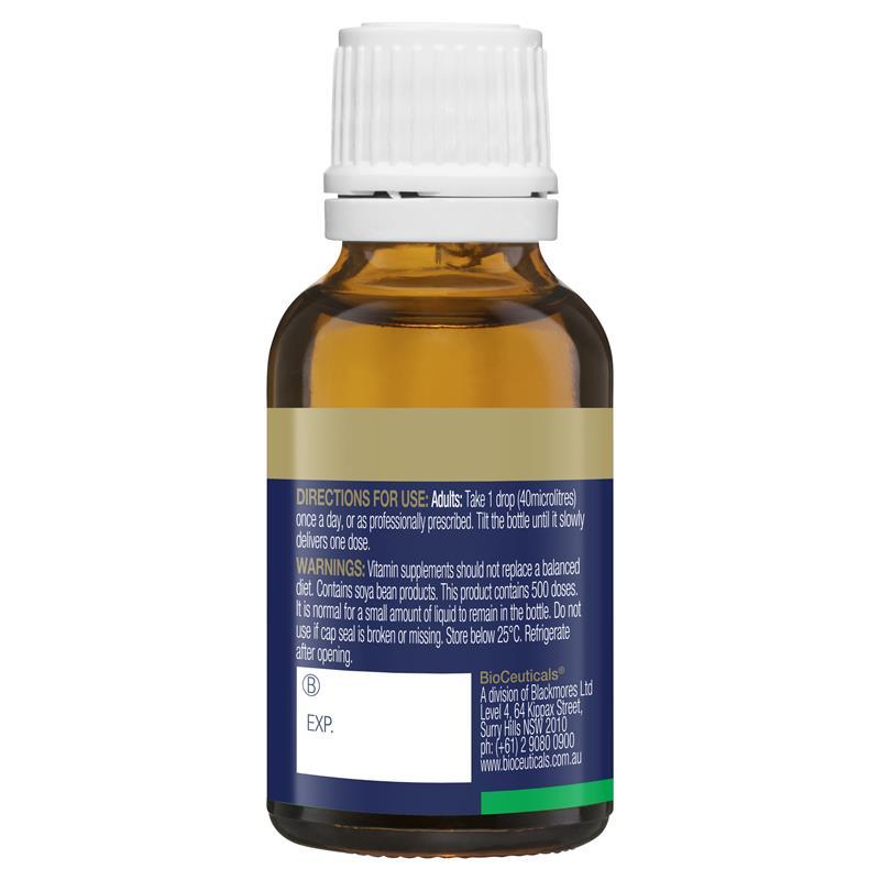 Bioceuticals D3 Drops Forte 20ml New