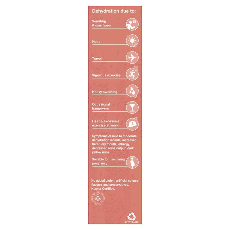 Hydralyte Electrolyte Effervescent Peach Crush 20 Tablets