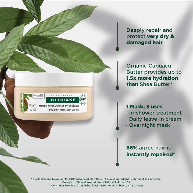 Klorane Mask With Organic Cupuacu 150ml