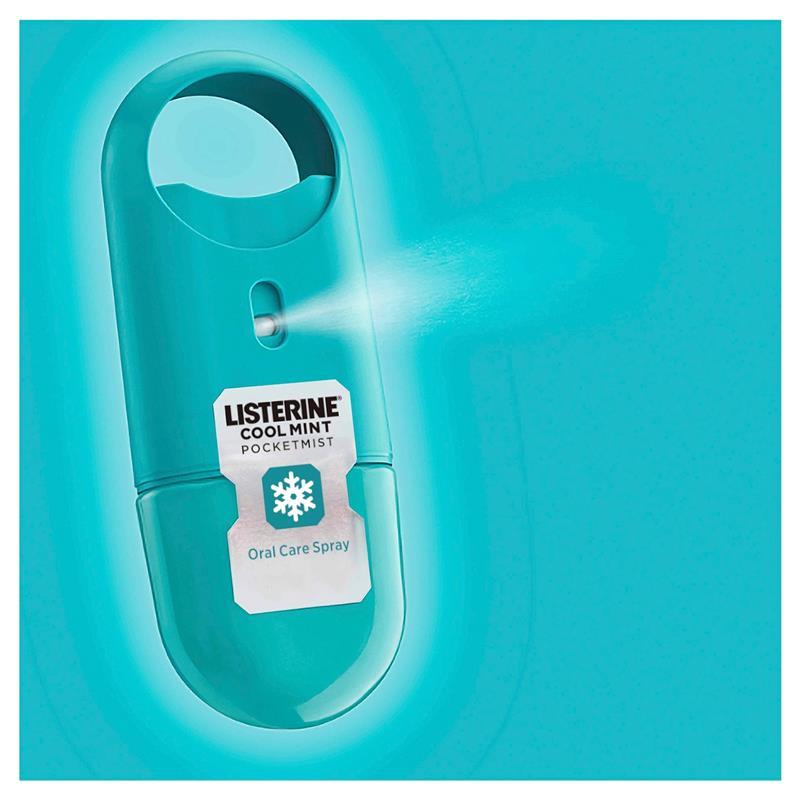 Listerine Pocketmist Oral Care Spray Cool Mint 7.7mL