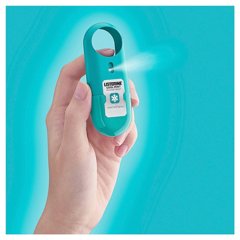Listerine Pocketmist Oral Care Spray Cool Mint 7.7mL