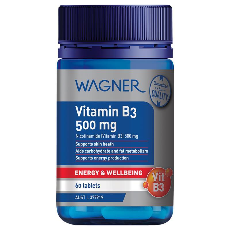 Wagner Vitamin B3 500mg 60 Tablets